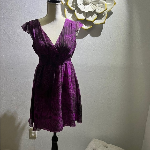 Silk AX Armani exchange  On knee dress Size 0 - Picture 1 of 14